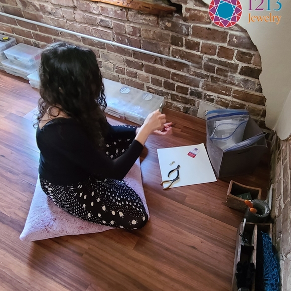 Handcreated Crab Earrings on Stainless Steel Ear Wires - Picture 2 of 12